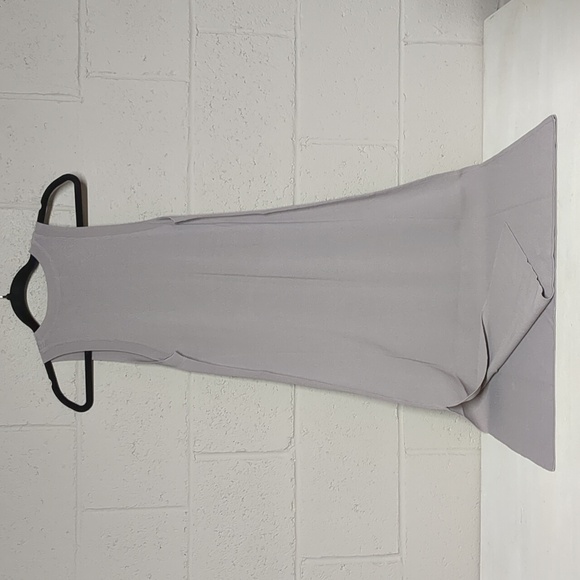 The Drop High Neck Side-Slit Maxi Sweater Dress, Small, NWT, Chic Minimalist - Picture 7 of 8